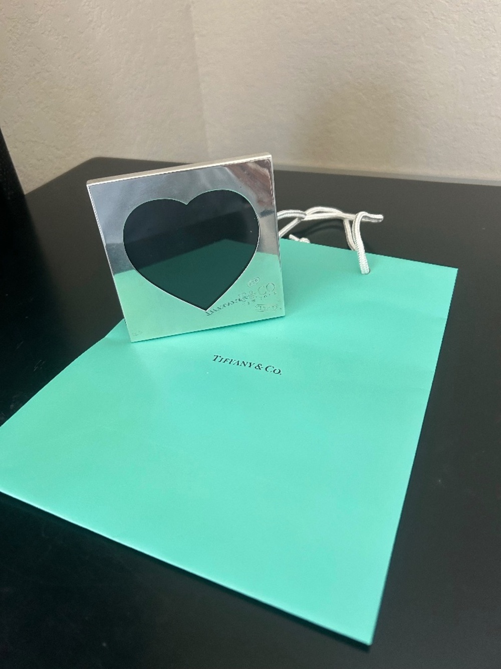 Tiffany & Co. 1837 Collection Sterling Silver Heart Photo Frame. 4x4